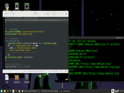 Xfce Debian 9 + Noite longa